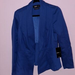 Blue uptown peplum blazer from torrid never been worn